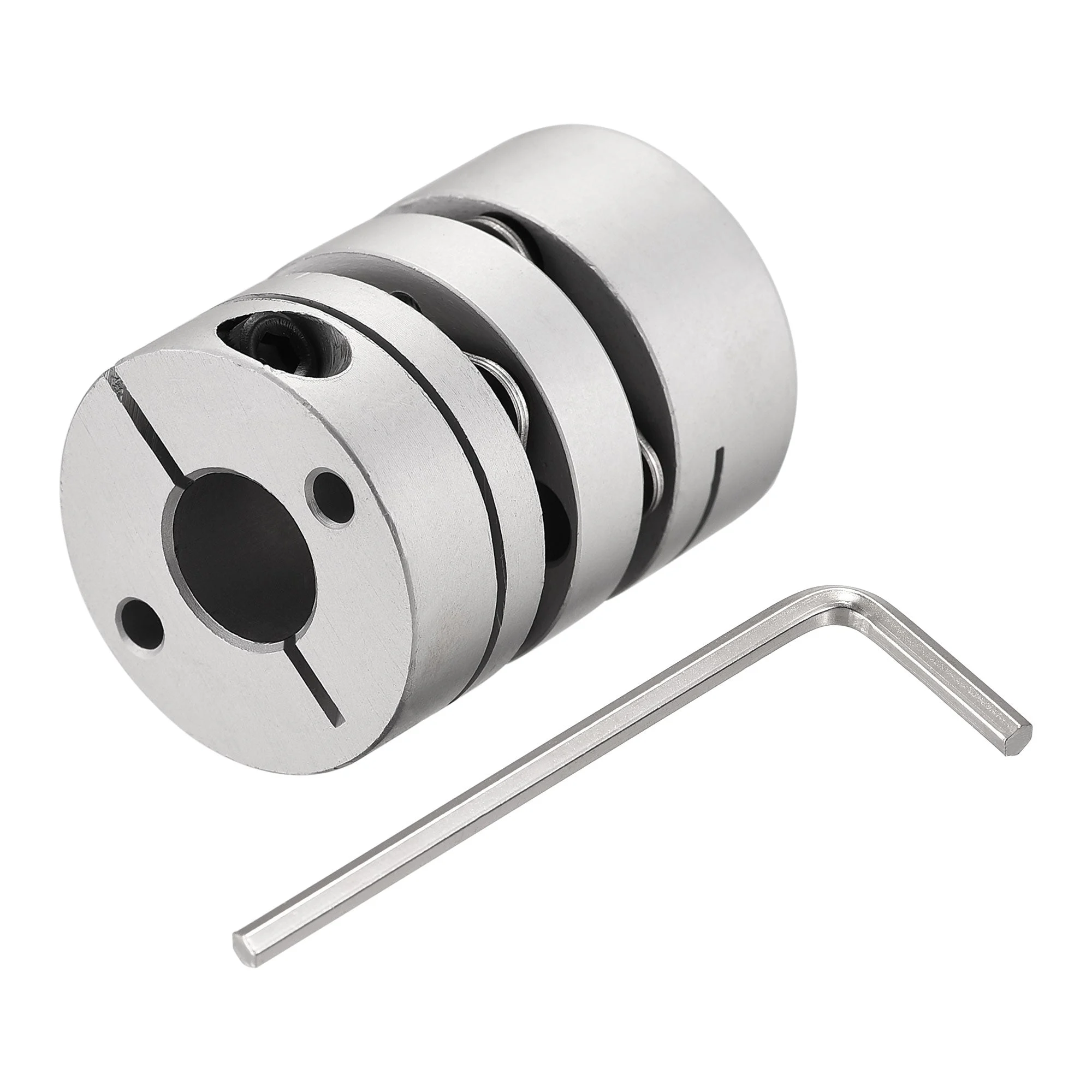 10mm to 10mm Bore Double Diaphragm Motor Wheel Flexible Coupling Joint M3 Wrench