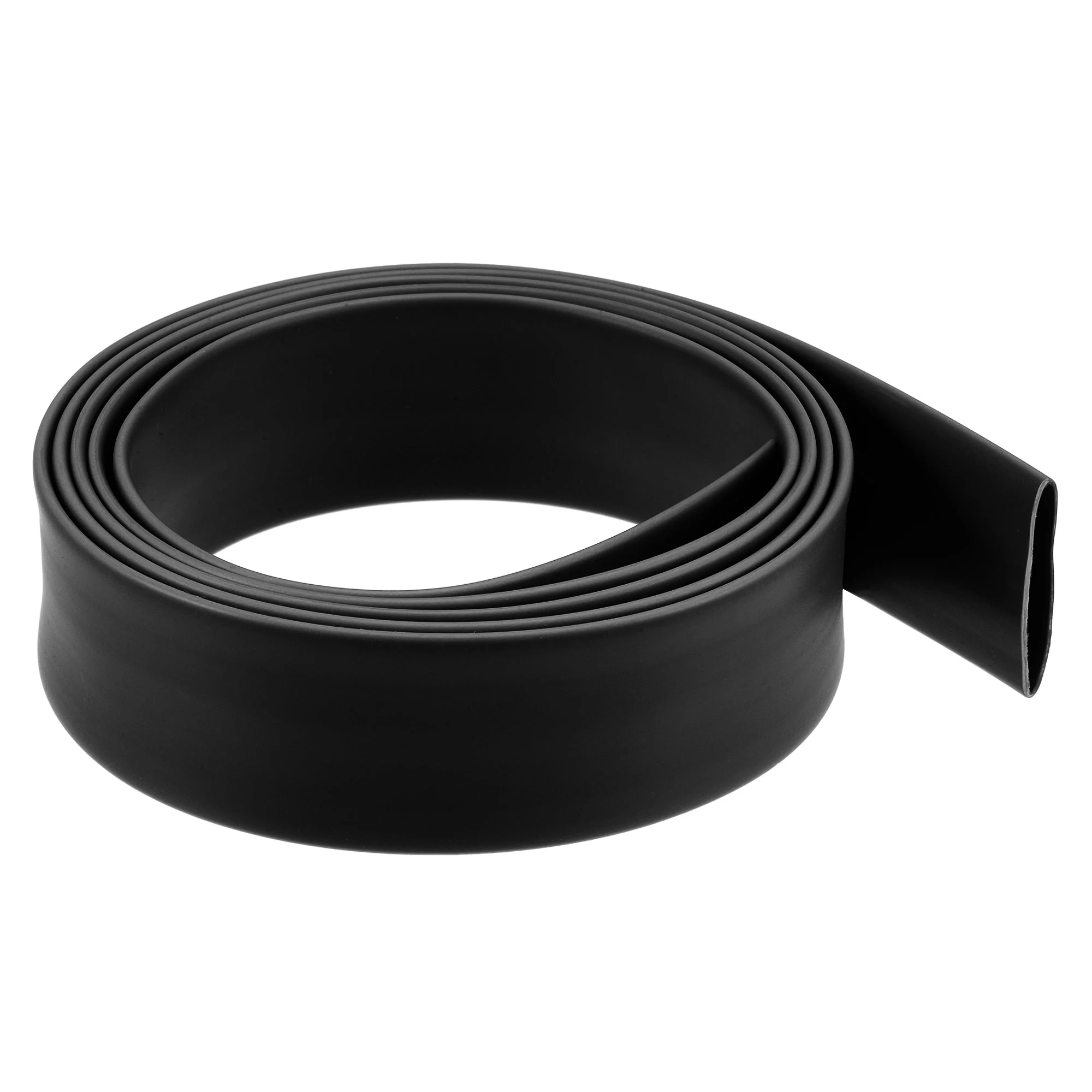 Heat Shrink Tubing 20mm Dia 34mm Flat 4:1 Cable Sleeve for Data Cable 1.5m Black