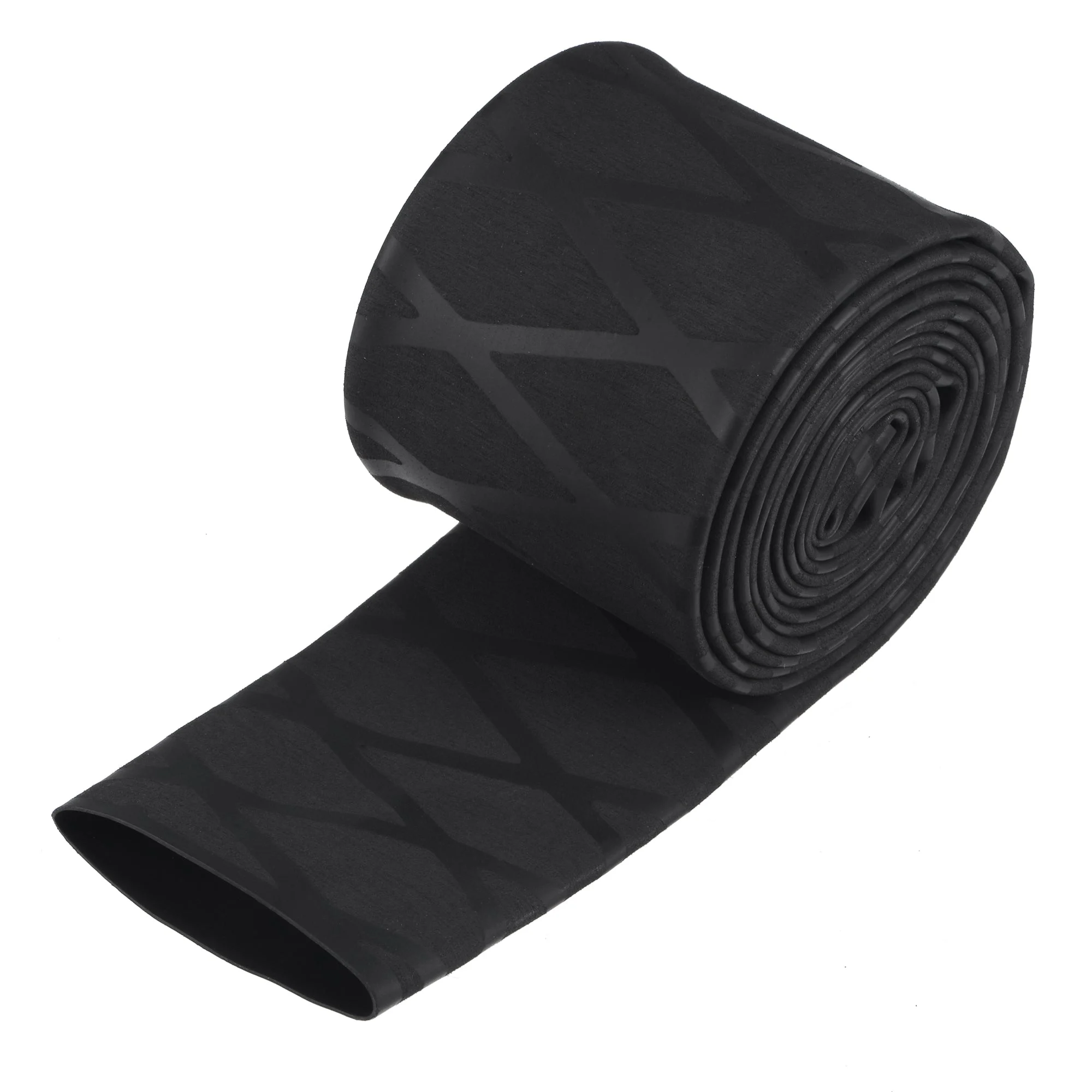 Heat Shrink Wrap Tubing for Rod, 35mm Dia 58mm 5ft 1.7:1 Black