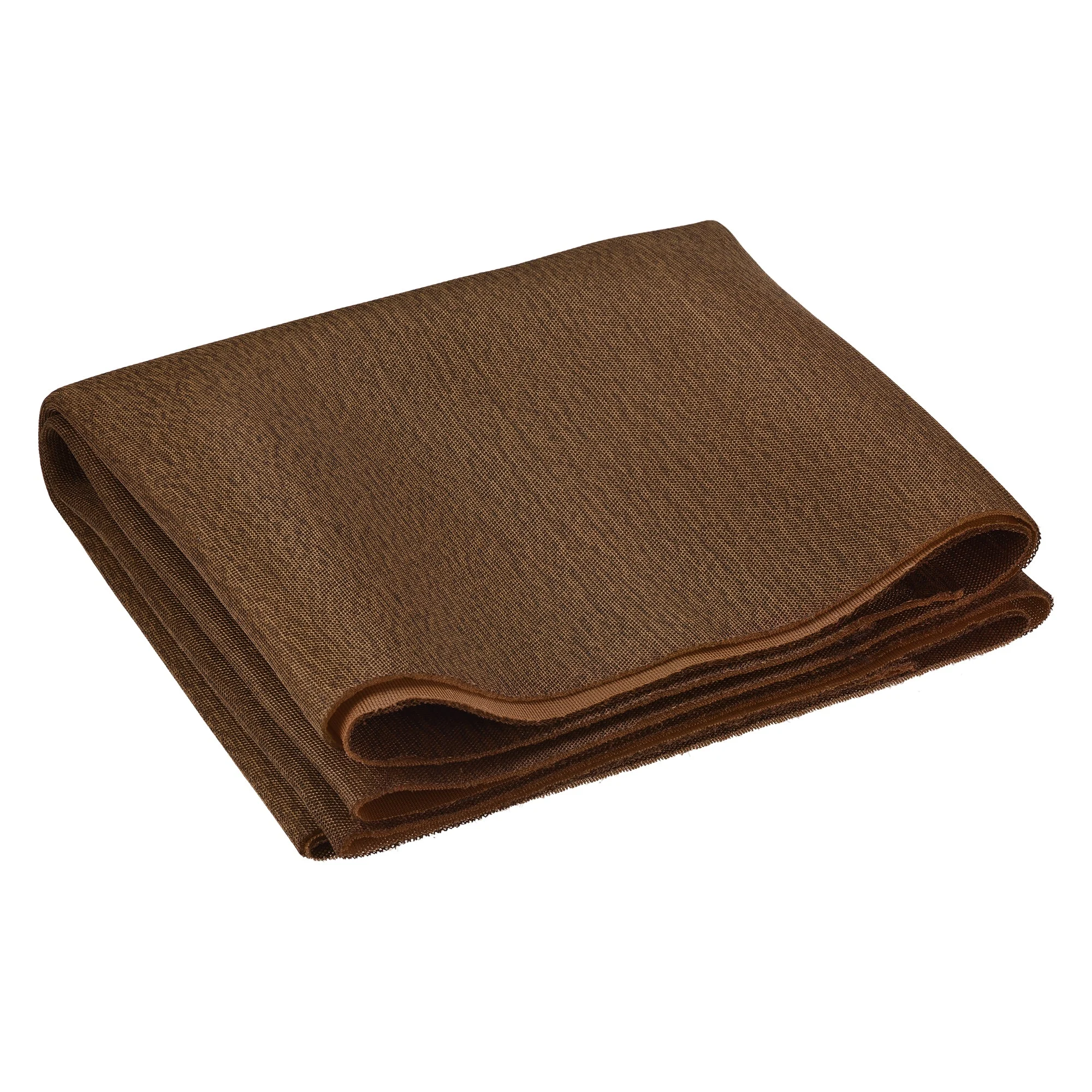 Light Brown Speaker Mesh Grill Stereo Fabric Dustproof 50cm x 155cm 20" x 61"