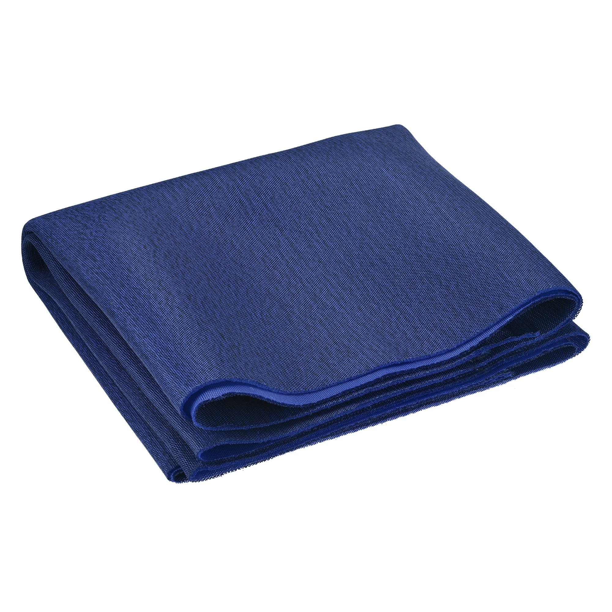Dark Blue Speaker Mesh Grill Stereo Fabric Dustproof 50cm x 155cm 20" x 61"