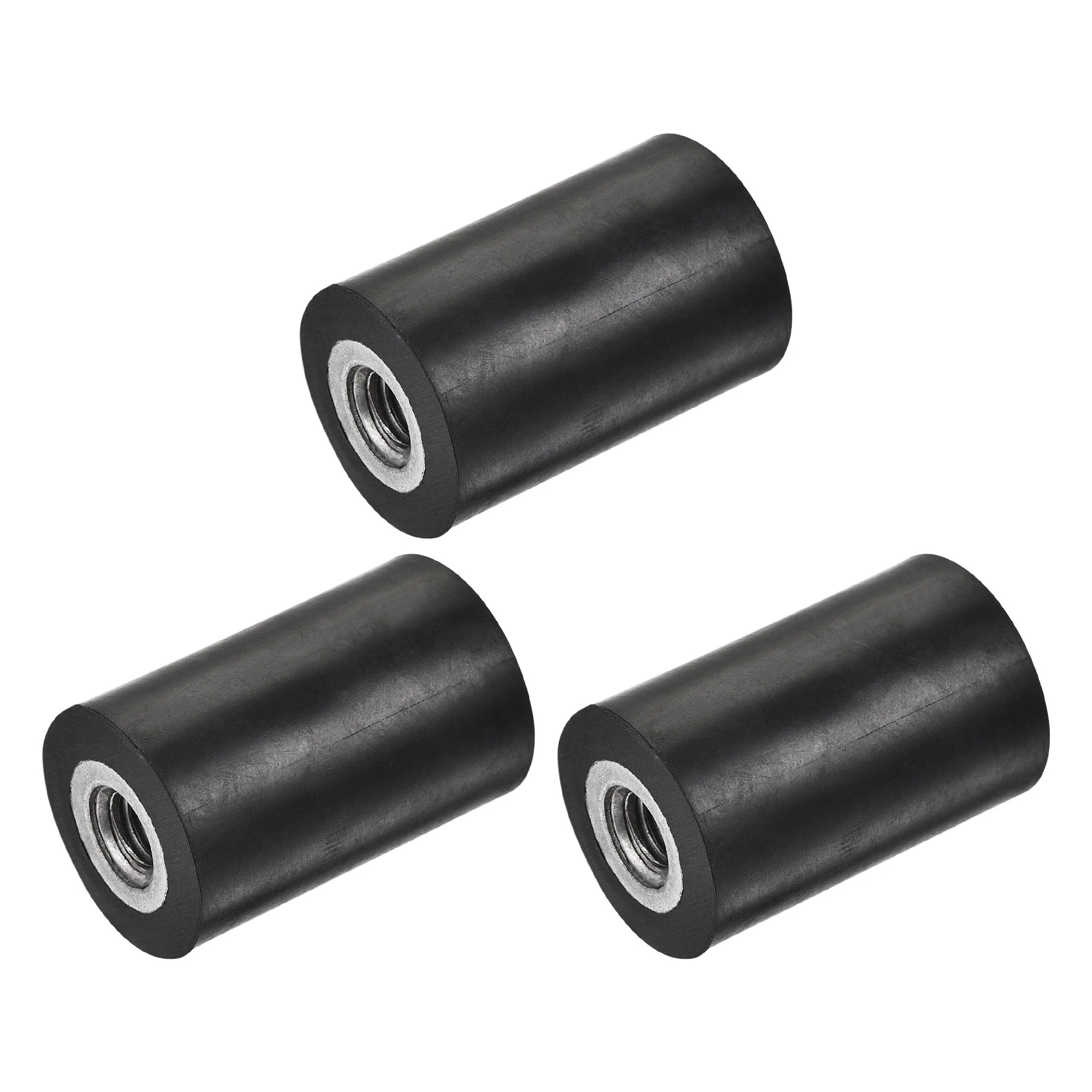M8 Rubber Mounts, 3pcs Female/Female Shock Absorber, D25mmxH40mm