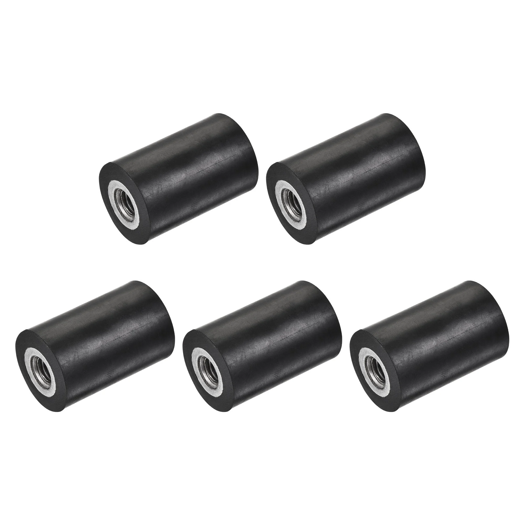 M8 Rubber Mounts, 5pcs Female/Female Shock Absorber, D25mmxH40mm