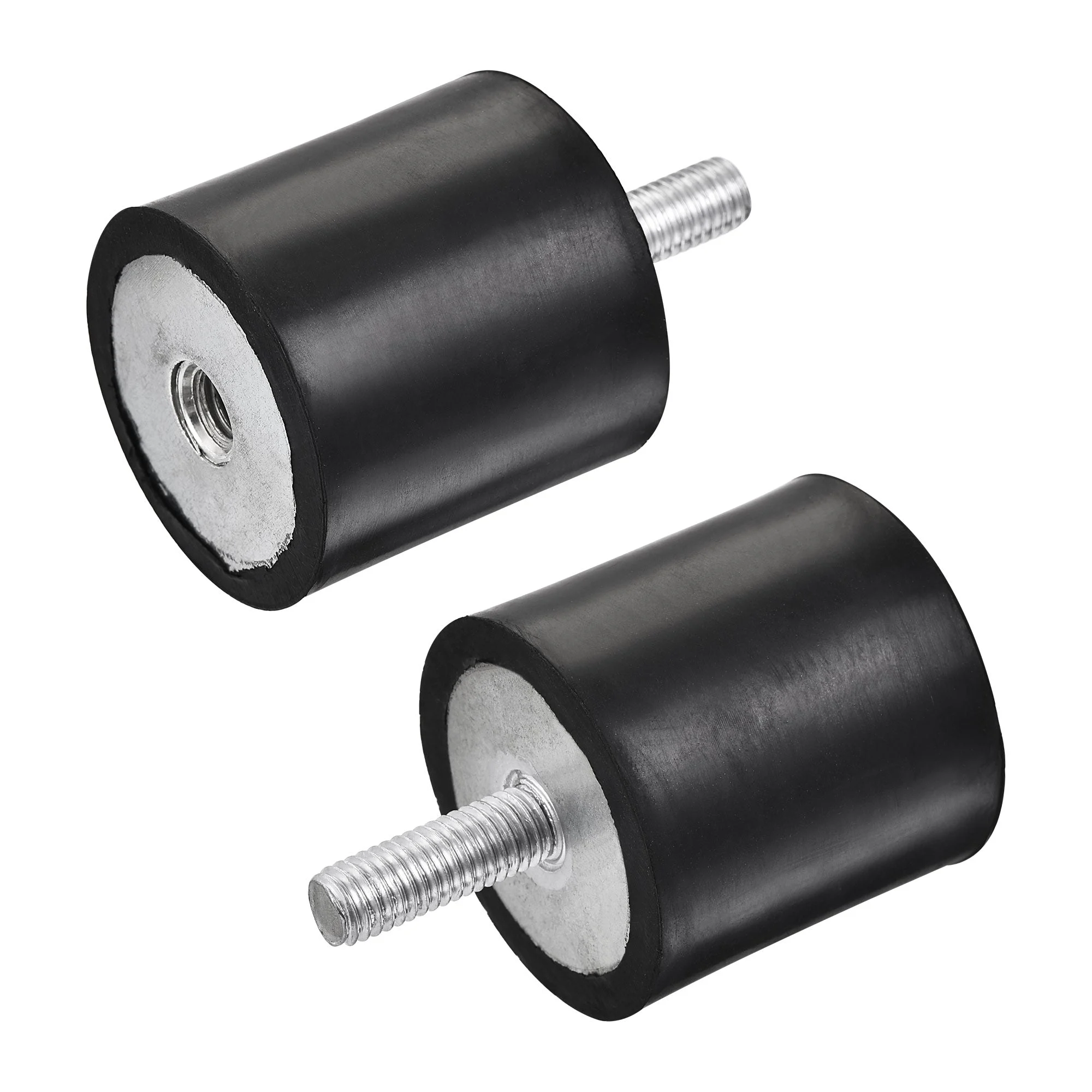 M8 Rubber Mounts, 2pcs Male/Female Shock Absorber, for Motor Generator Compressor Garage Reverse Pump Impact Air Generator Bobbins, D40mmxH40mm