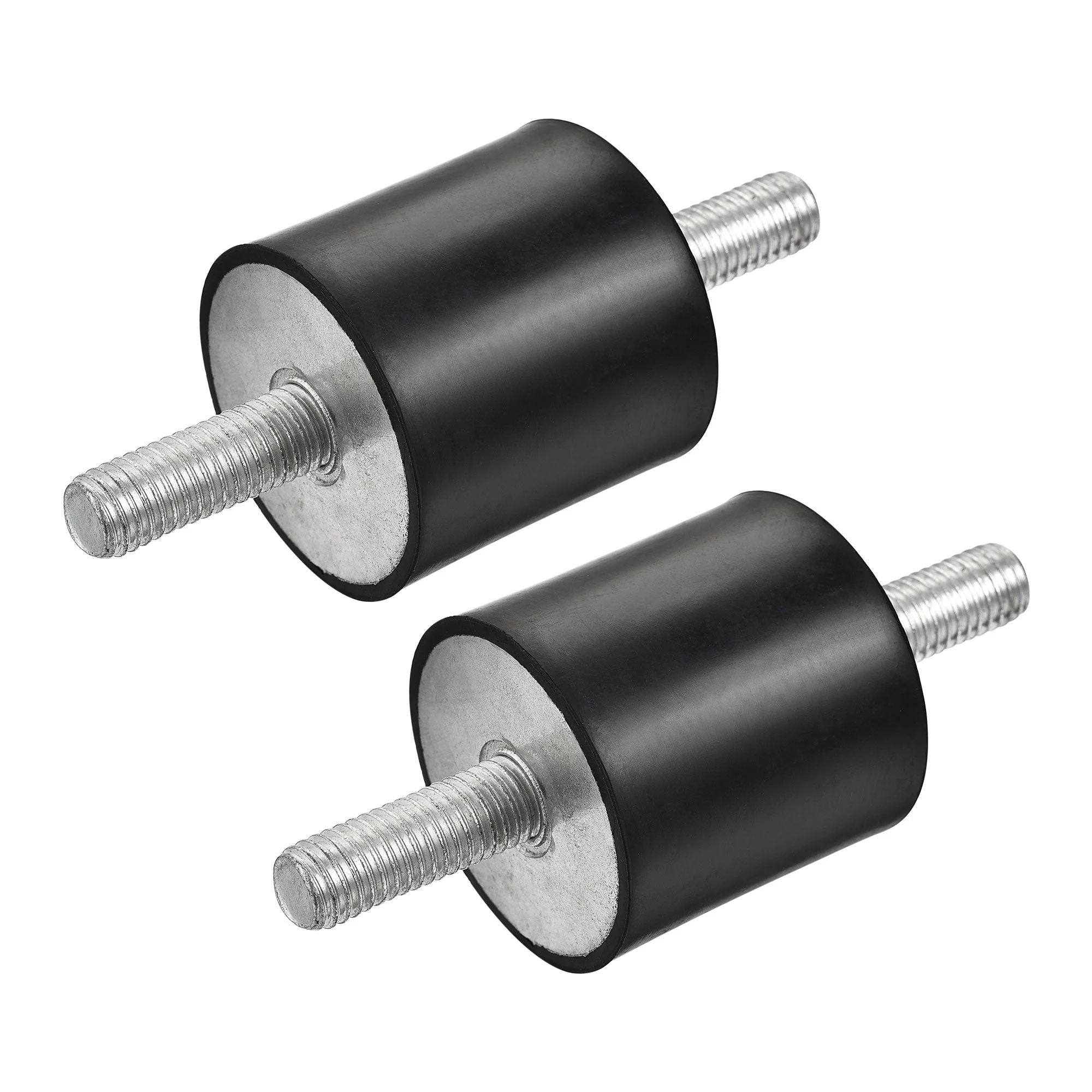 M10 Rubber Mounts, 2pcs Male/Male Shock Absorber, for Motor Generator Compressor Garage Reverse Pump Impact Air Generator Bobbins, D40mmxH40mm
