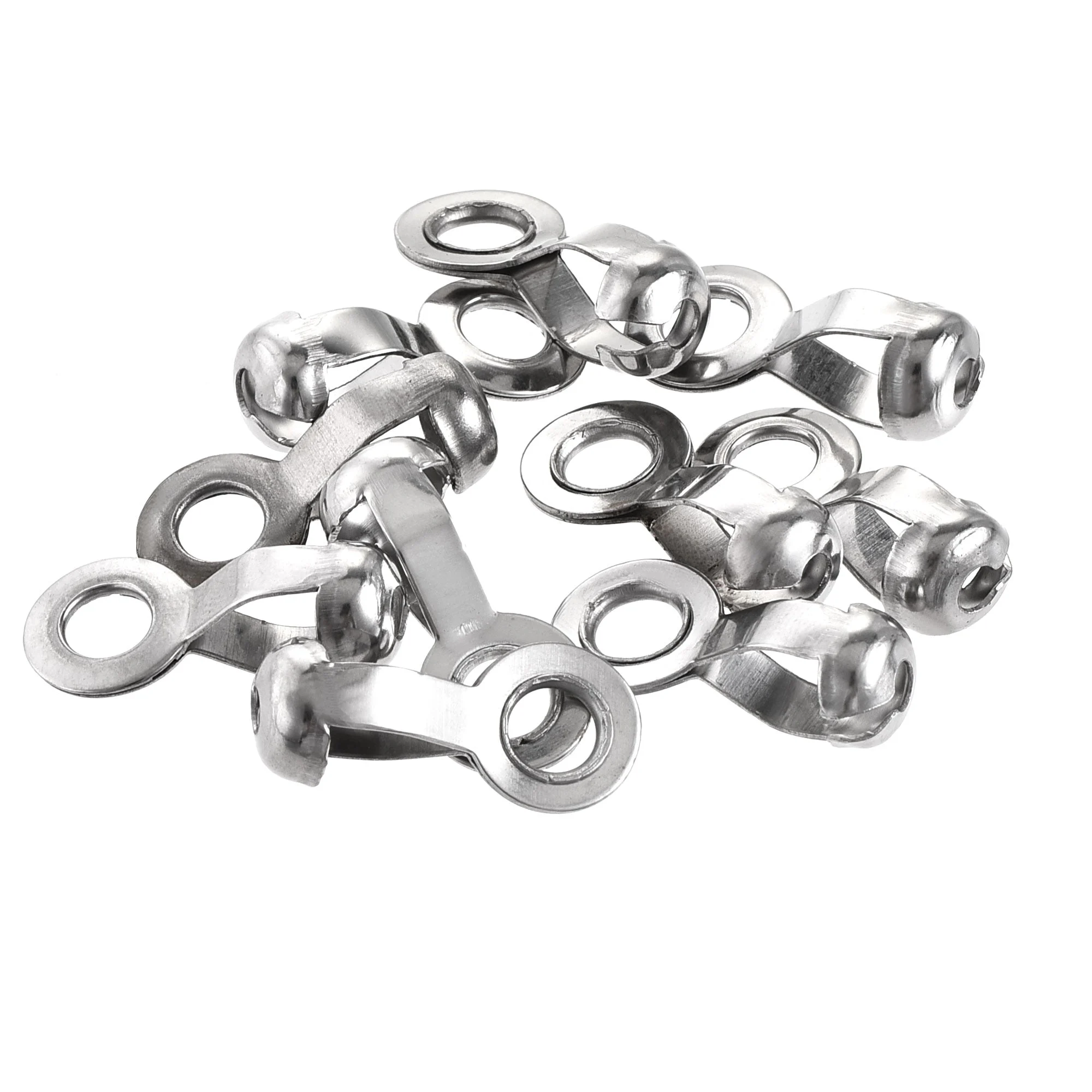 Uxcell Ball Chain Connector 6mm 6.5mm Hole Pull Loop Link Stainless Steel 10pack
