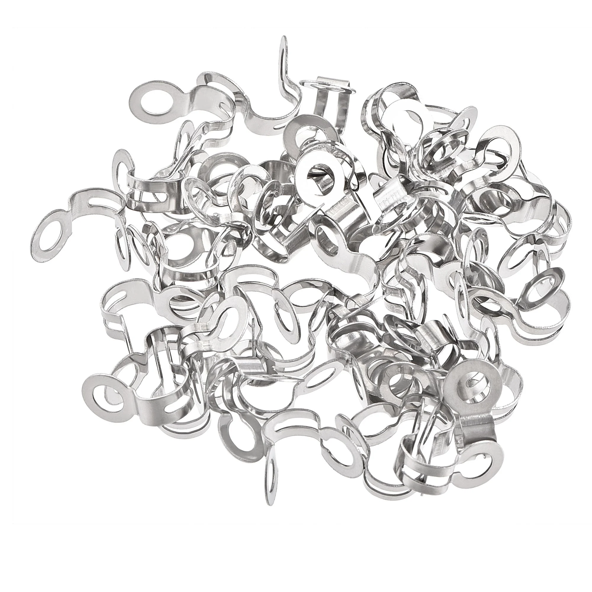 Uxcell Ball Chain Connector 3mm 3.2mm Double Ring Style Stainless Steel Link 50pack