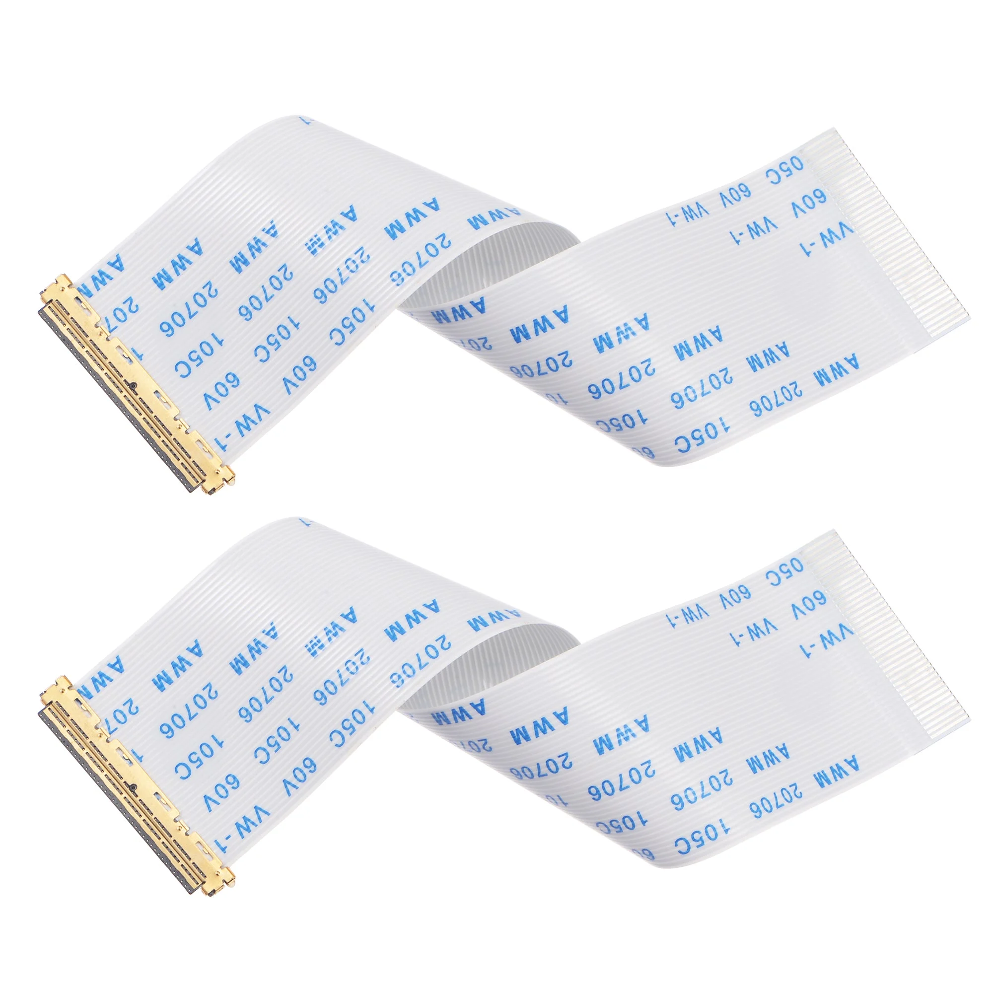 FFC Cable 0.5mm Pitch 40 Pin 100mm Flat Ribbon Cable for LCD Screen B Type 2pcs