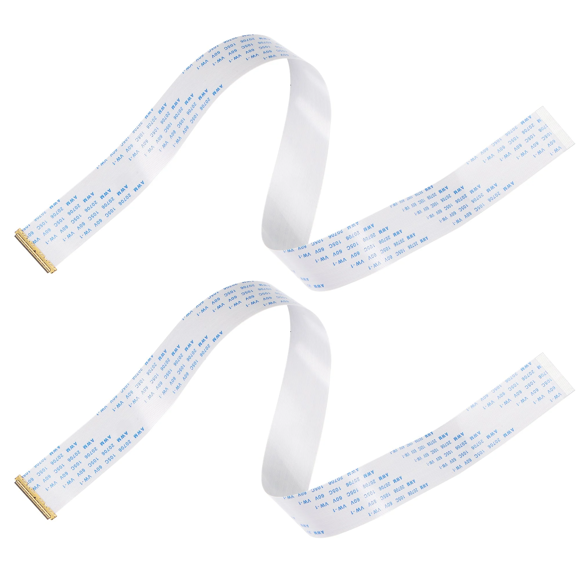 FFC Cable 0.5mm Pitch 40 Pin 400mm Flat Ribbon Cable for LCD Screen B Type 2pcs