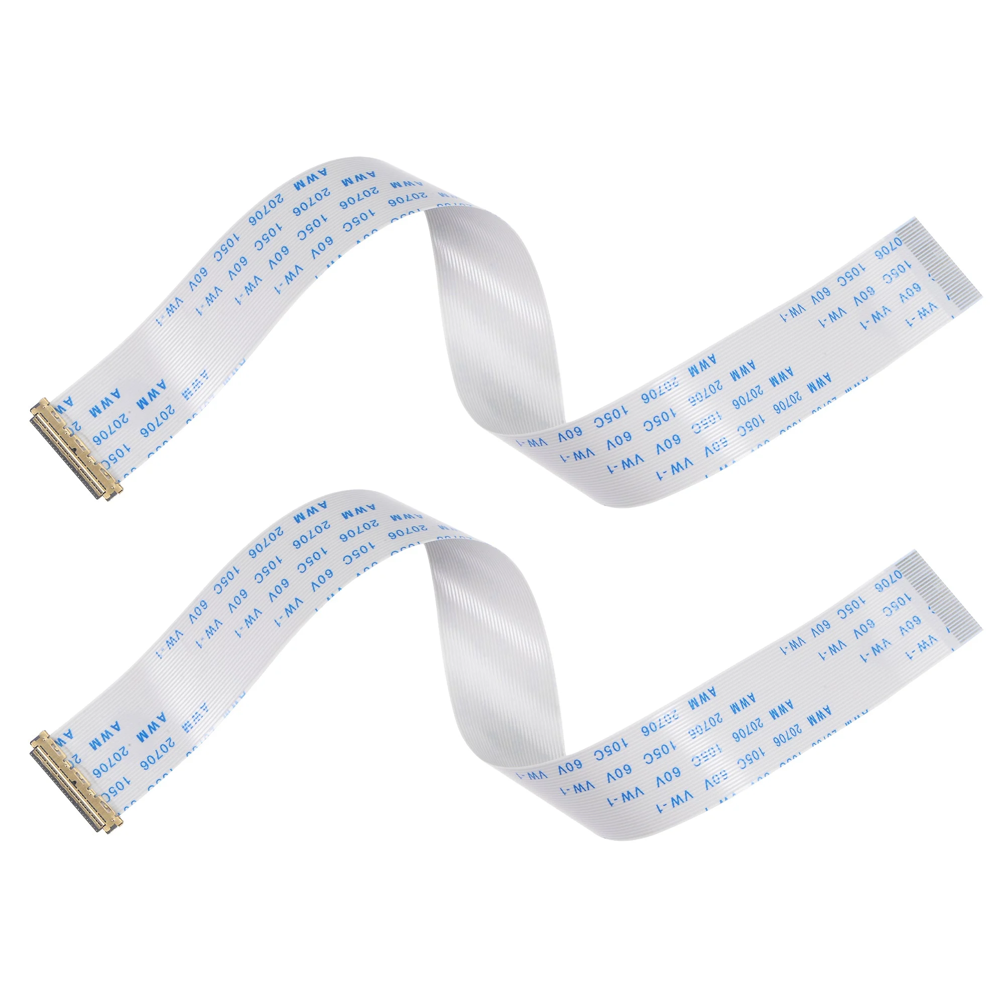 FFC Cable 0.5mm Pitch 30 Pin 200mm Flat Ribbon Cable for LCD Screen B Type 2pcs
