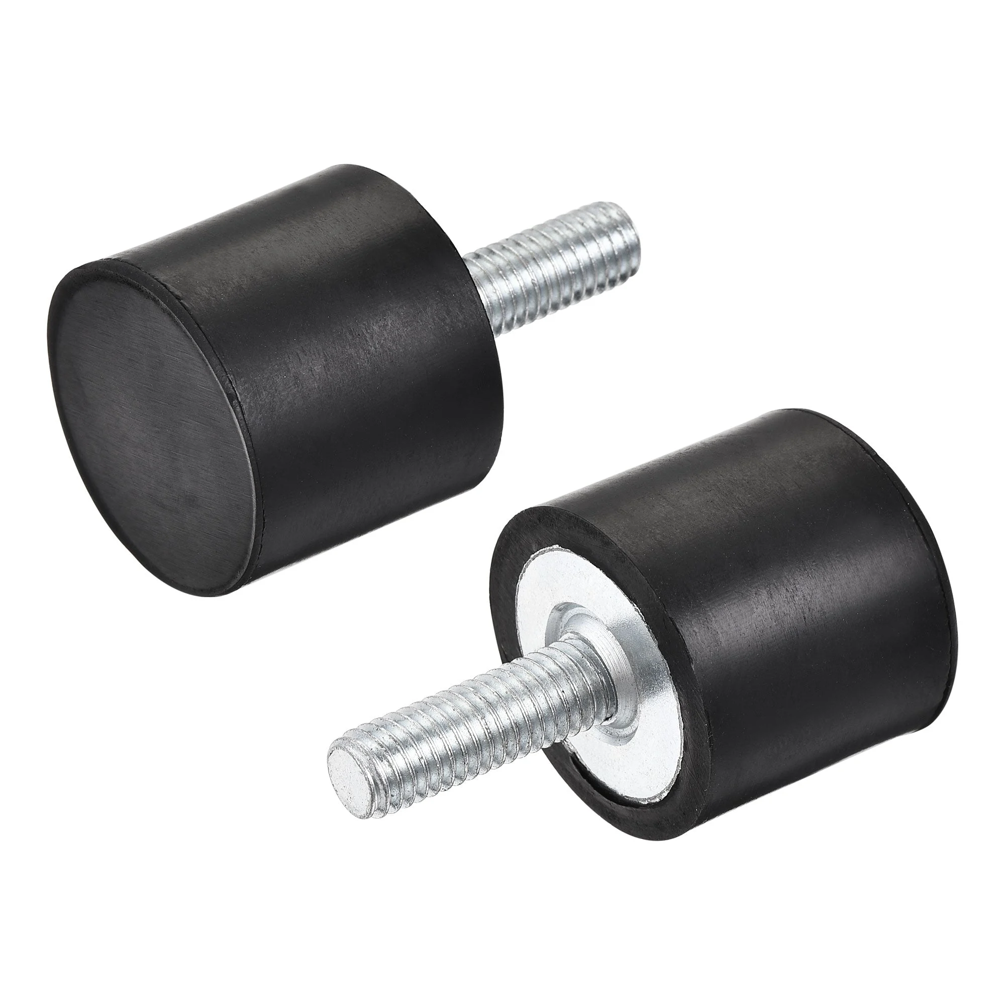 4pcs M8 Rubber Mounts Male Thread Vibration Isolator Shock Absorber