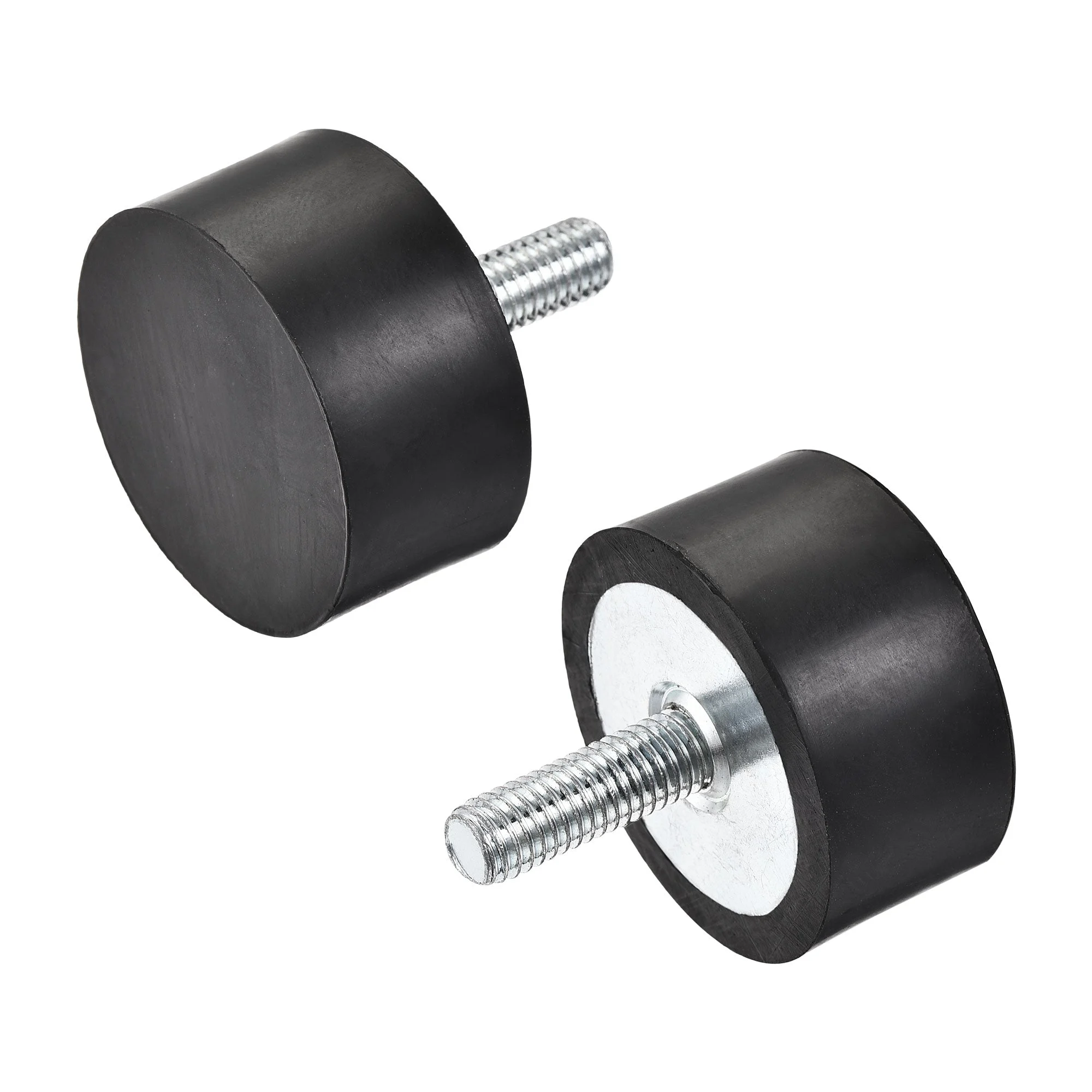 M8 Rubber Mounts, 2pcs Male Thread Shock Absorber, D40mmxH20mm