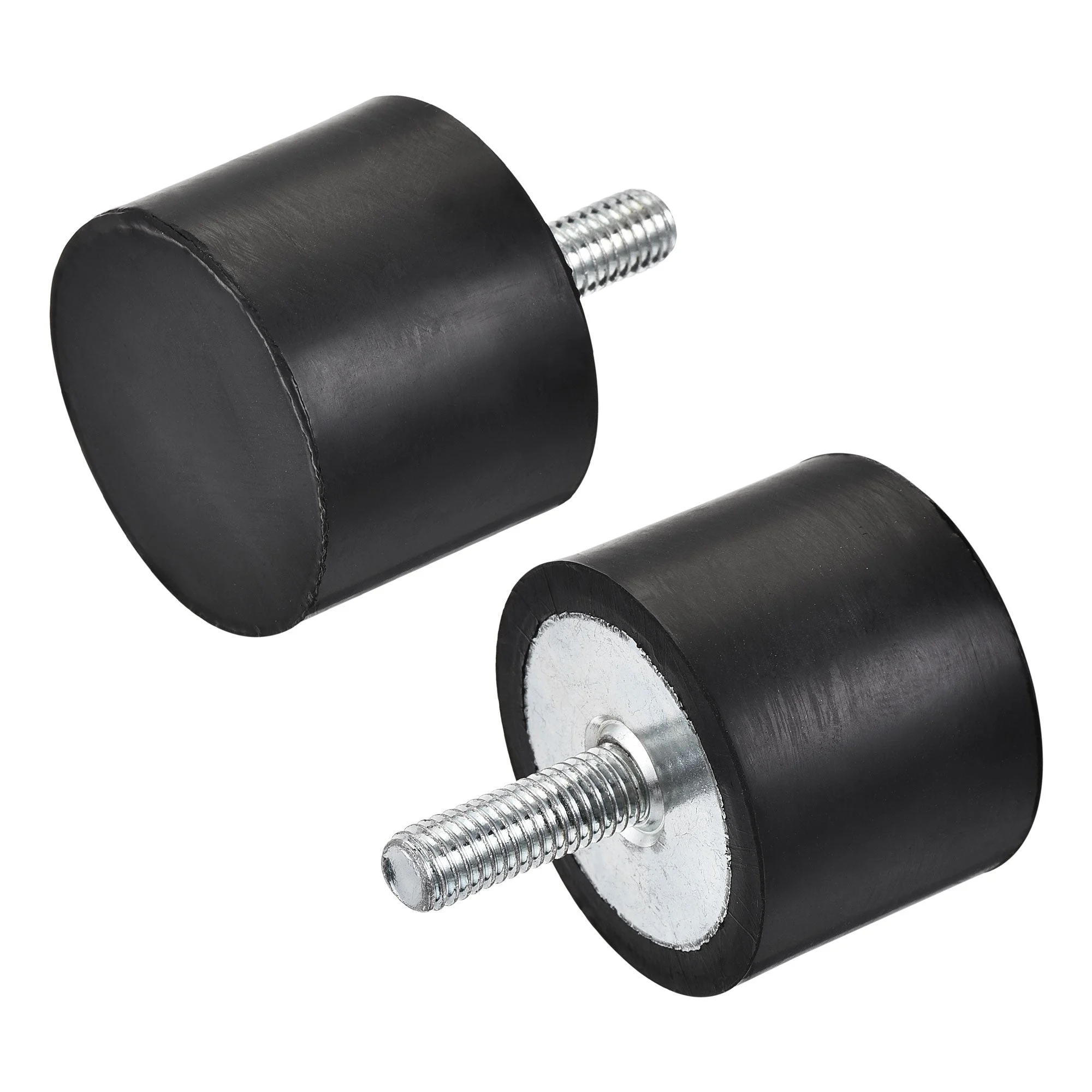 M8 Rubber Mounts, 2pcs Male Thread Shock Absorber, D40mmxH30mm