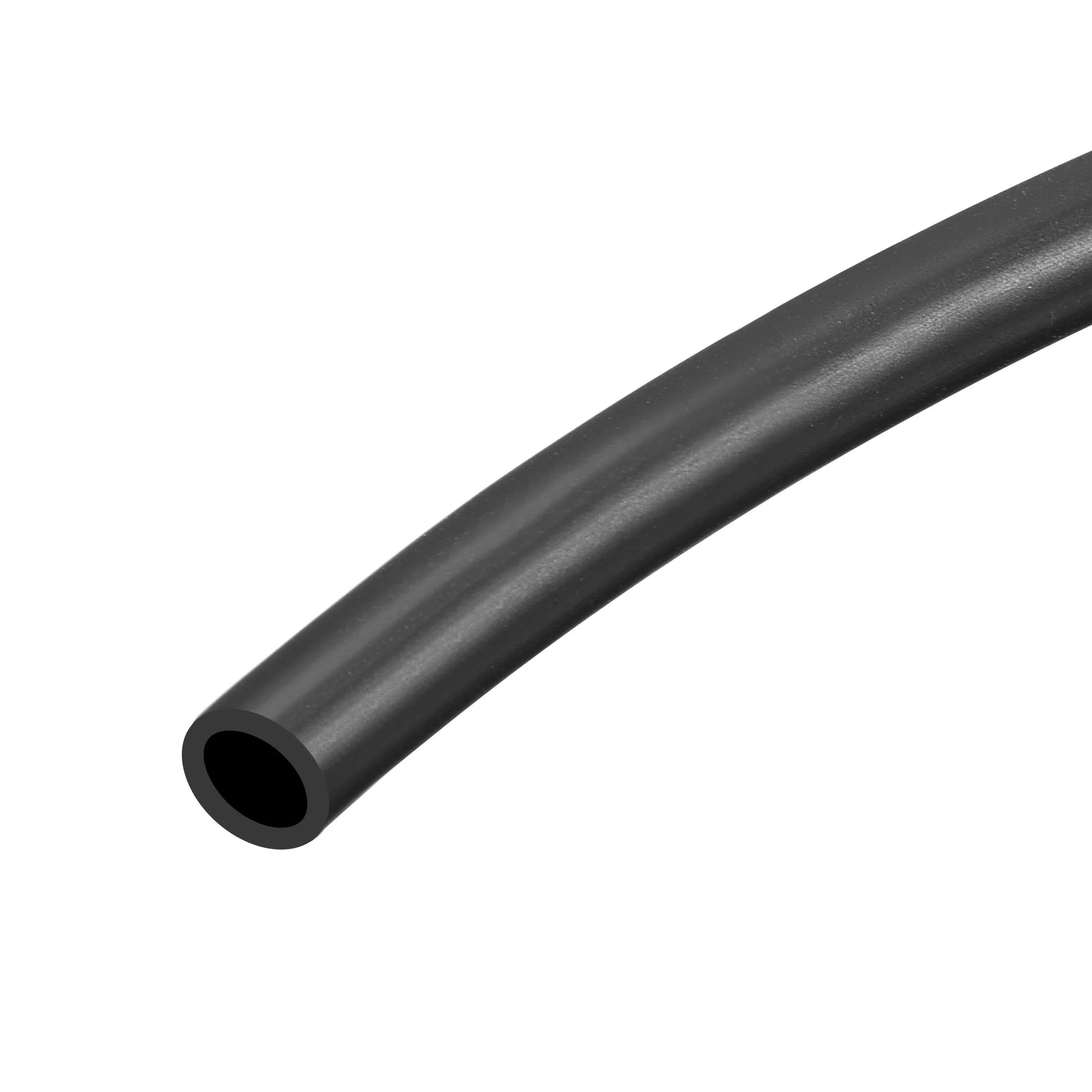 2pcs Lubricating Oil Hose 6mm(1/4-inch) ID x 9mm(3/8-inch) OD 3.3ft Water Tube Black Rubber Tubing