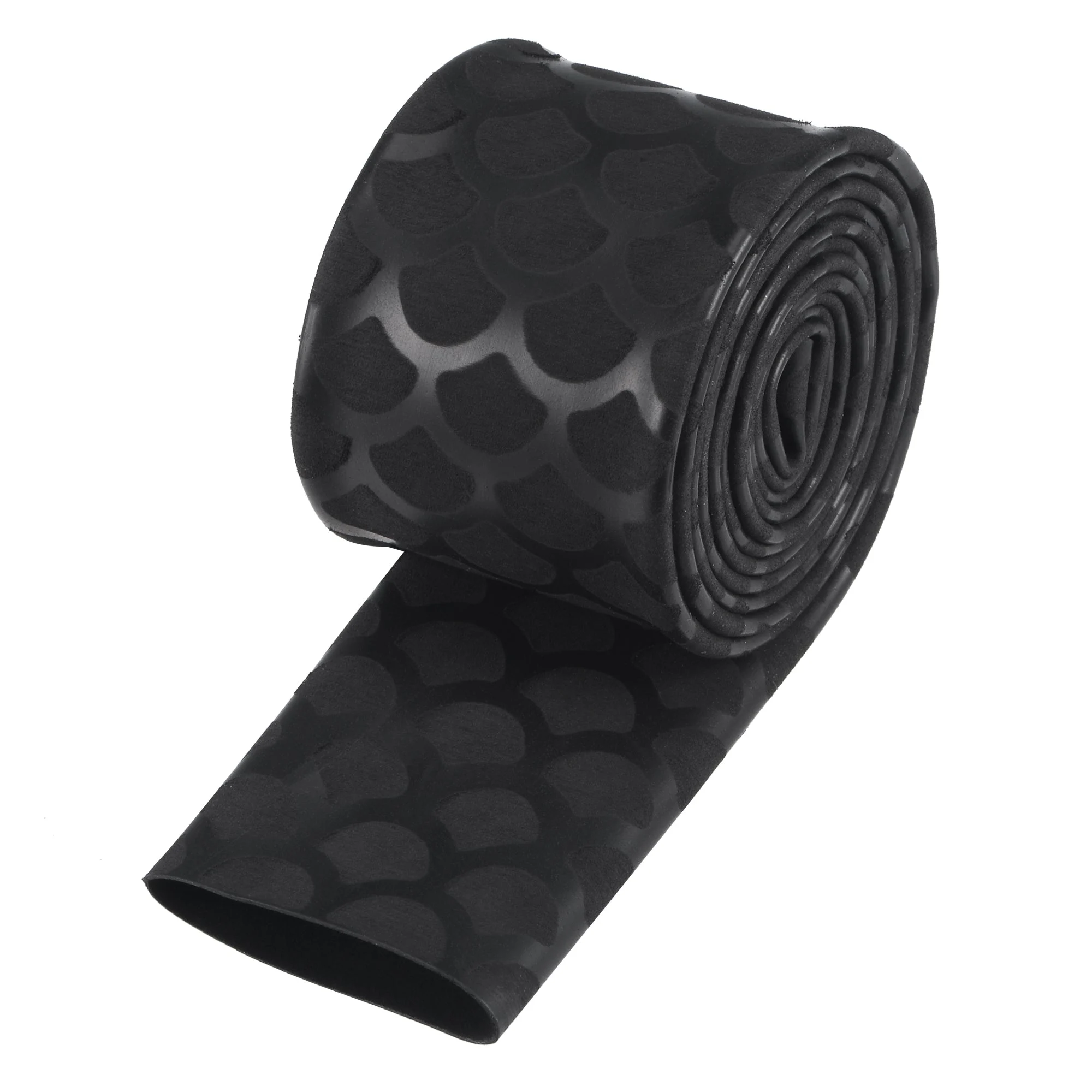 Heat Shrink Wrap Tubing Sleeve for Fishing Rod Grips Handle, 41mm Flat 3.3ft 2:1 rate Black