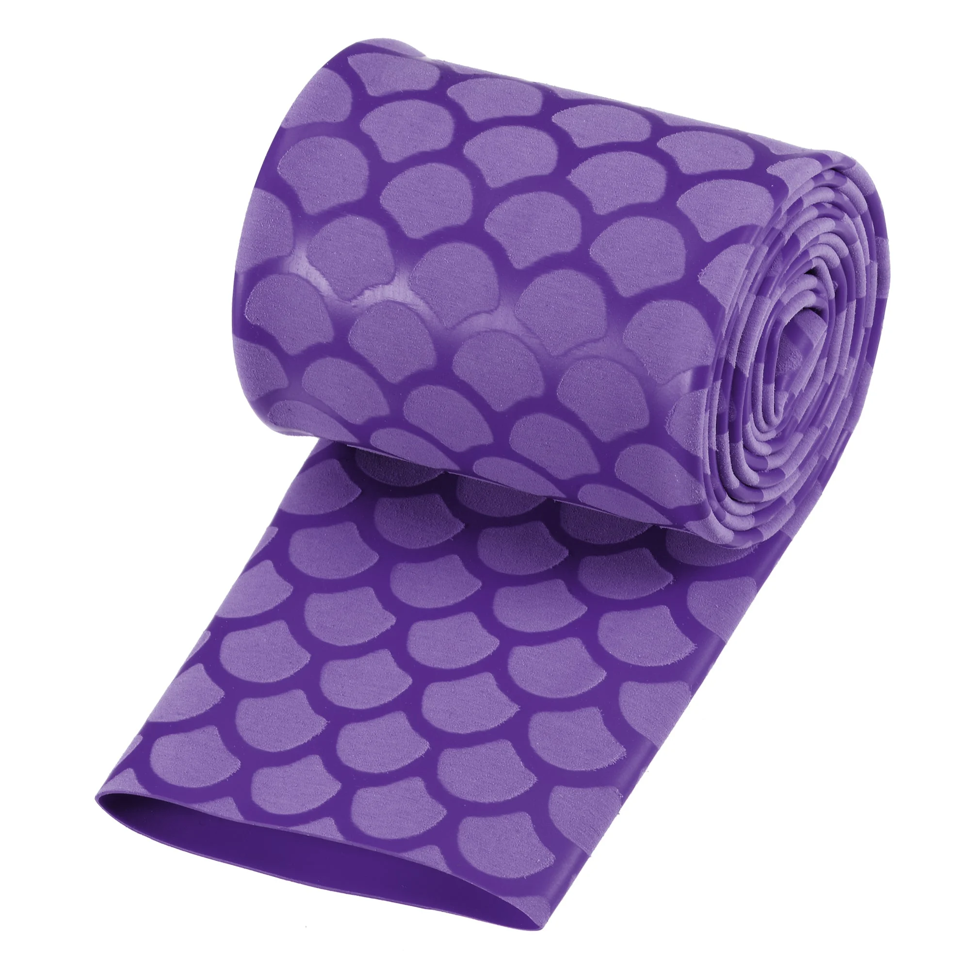 Heat Shrink Wrap Tubing Sleeve for Fishing Rod Grips Handle, 63mm Flat 3.3ft 2:1 rate Purple