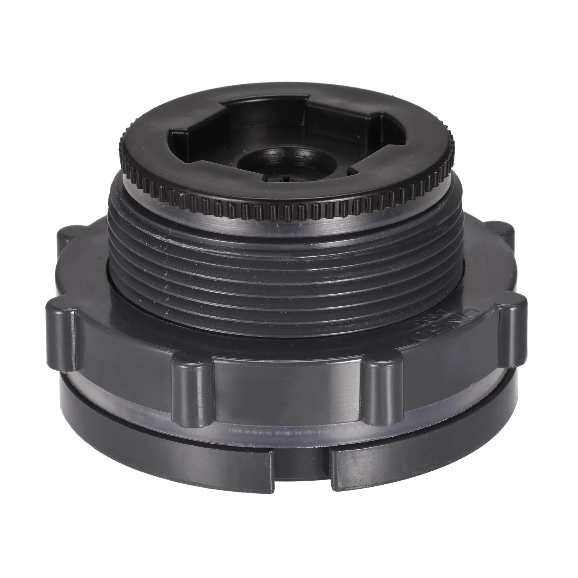 PVC Bulkhead Tank Adapter with Plug Fitting G2 Thread for Rain Buckets Water Tanks Aquariums Ponds 1 Set