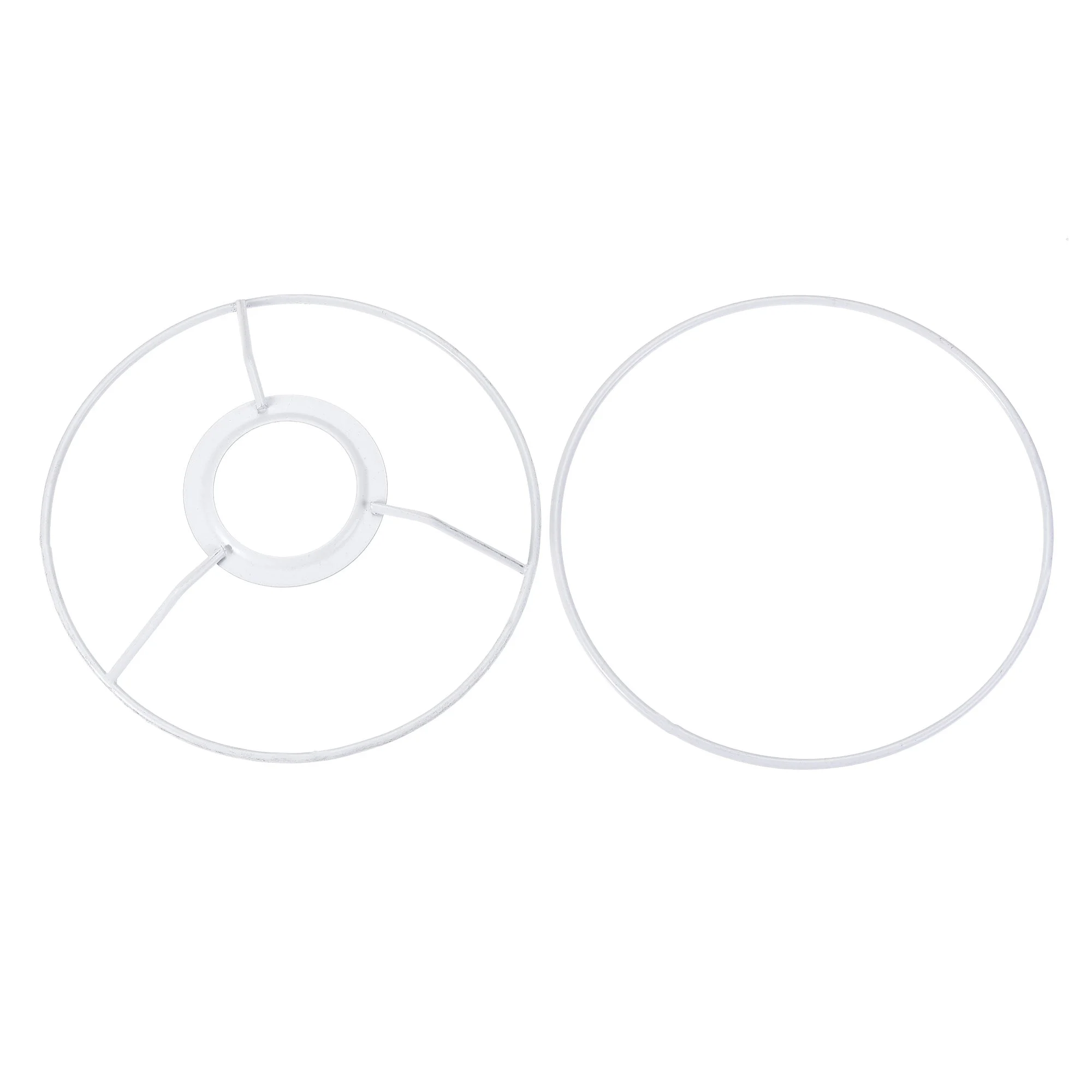Lamp Shade Ring 150mm Dia Lampshade Holder Frame Ring for Bulb Light Iron