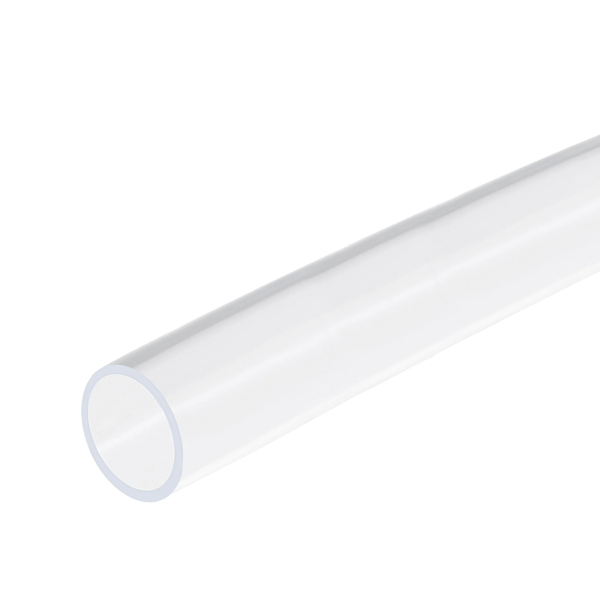 Uxcell PVC Clear Vinyl Tubing, 28mm ID 34mm OD 6.6ft Plastic Pipe Air Water Hose