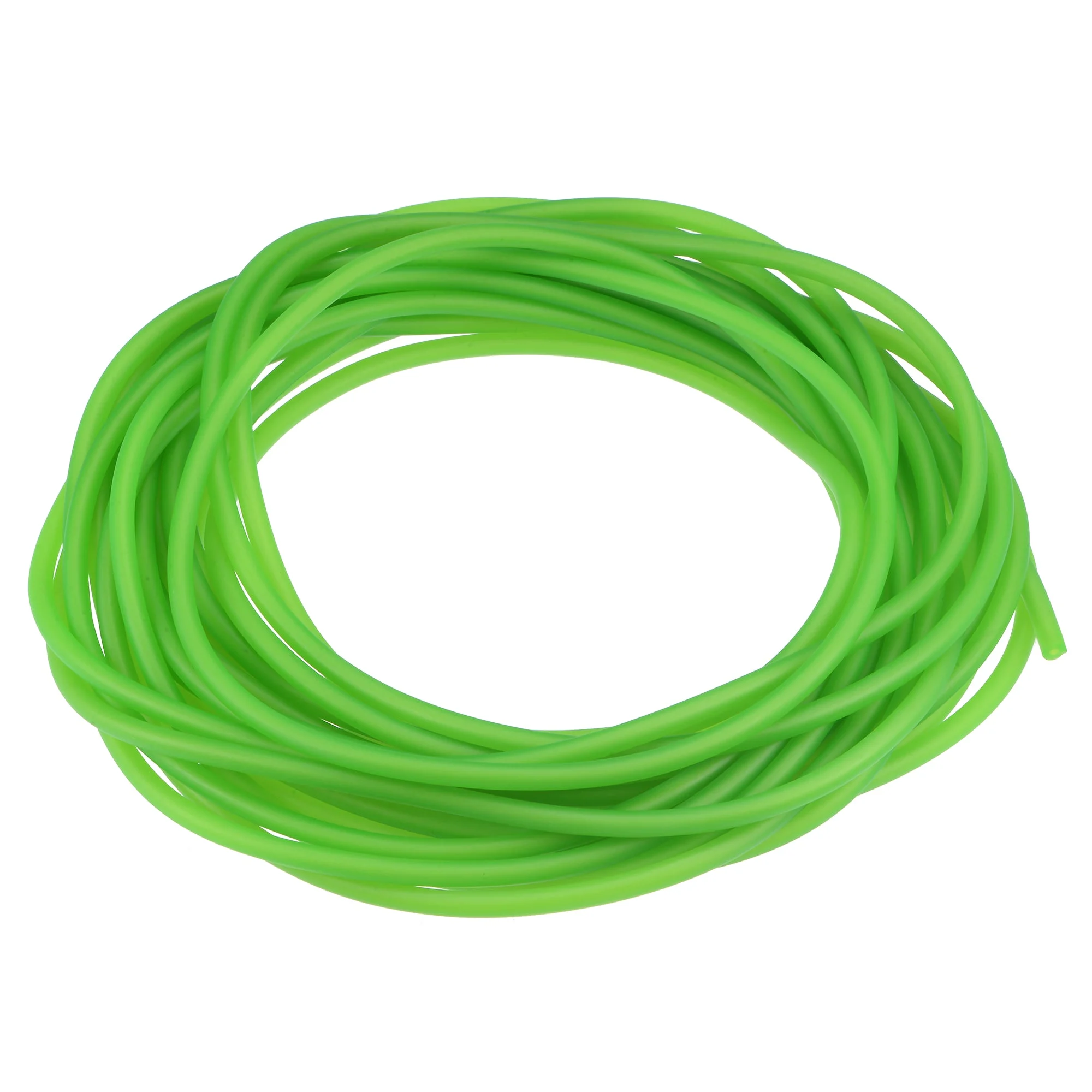 Latex Tubing 2mm ID 5mm OD 10m Elastic Rubber Hose Fluorescent Green