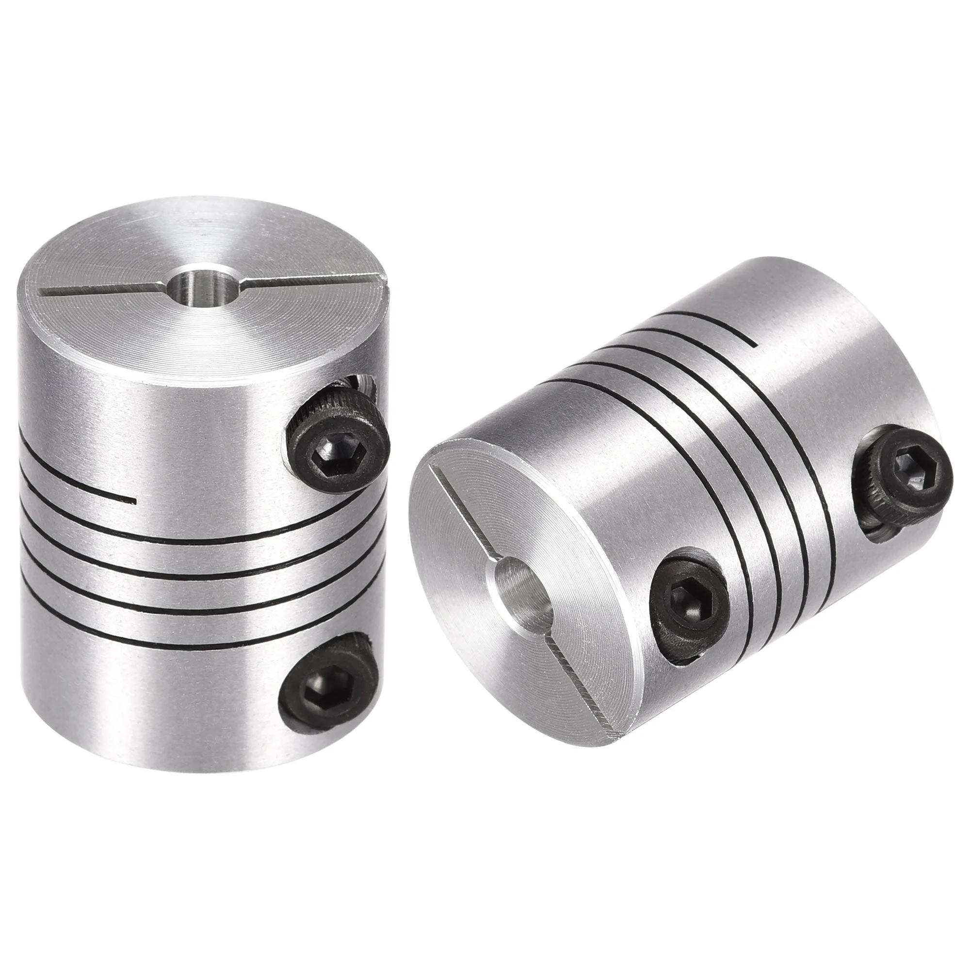 2PCS Motor Shaft 5mm to 5mm Helical Beam Coupler Coupling 25mm Dia 30mm Length