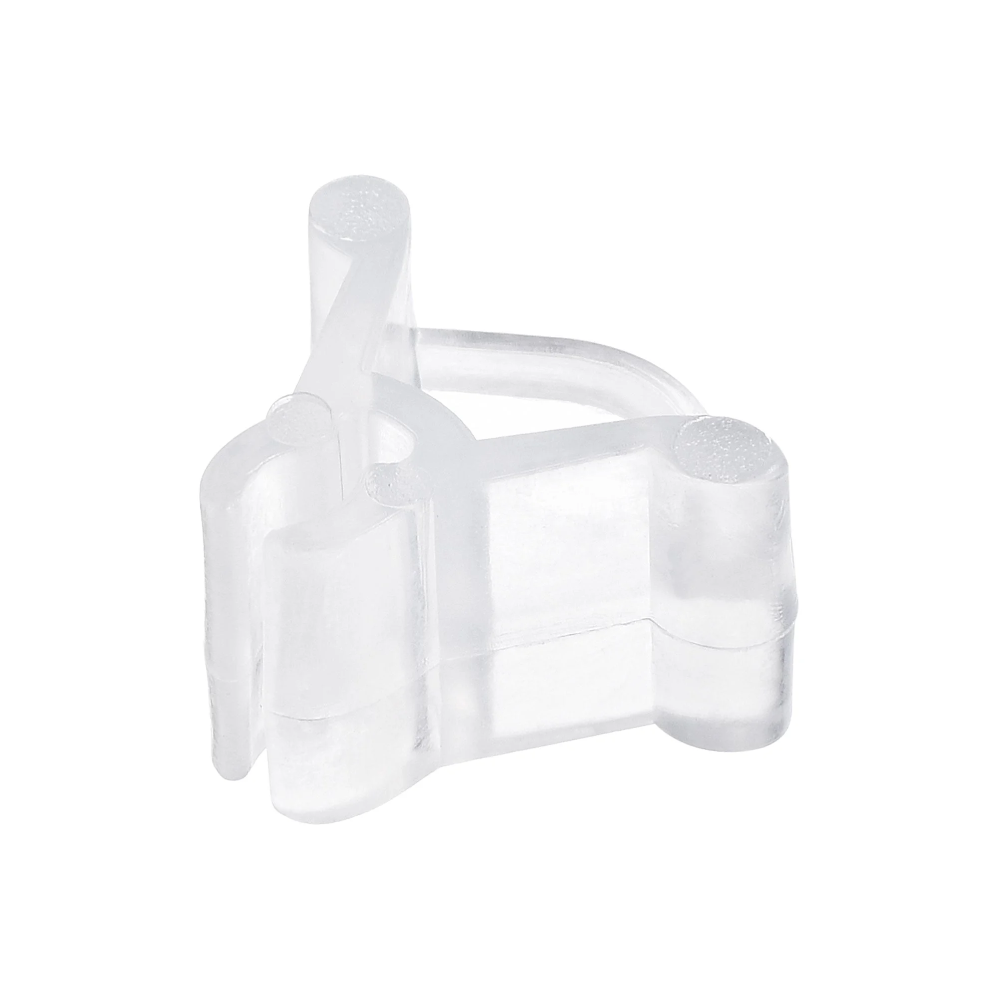 PE Grafting Clips 2.2mm to 4.5mm for Garden Trellis Greenhouse Clear 25pcs