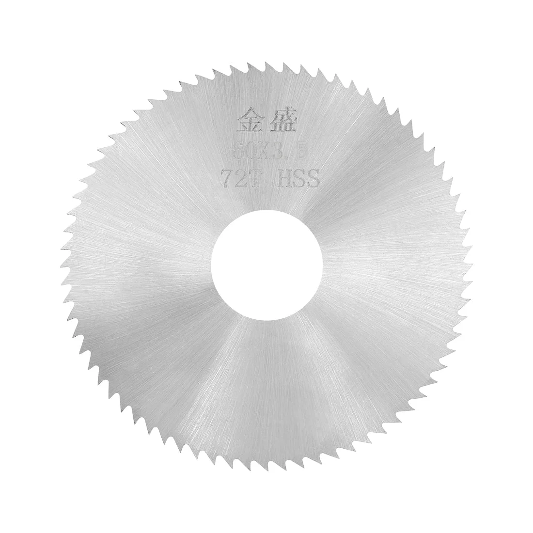 Uxcell Circular Saw Blades 60x16x5mm 72 Teeth HSS Disc Cutting Blade for Wood Metal