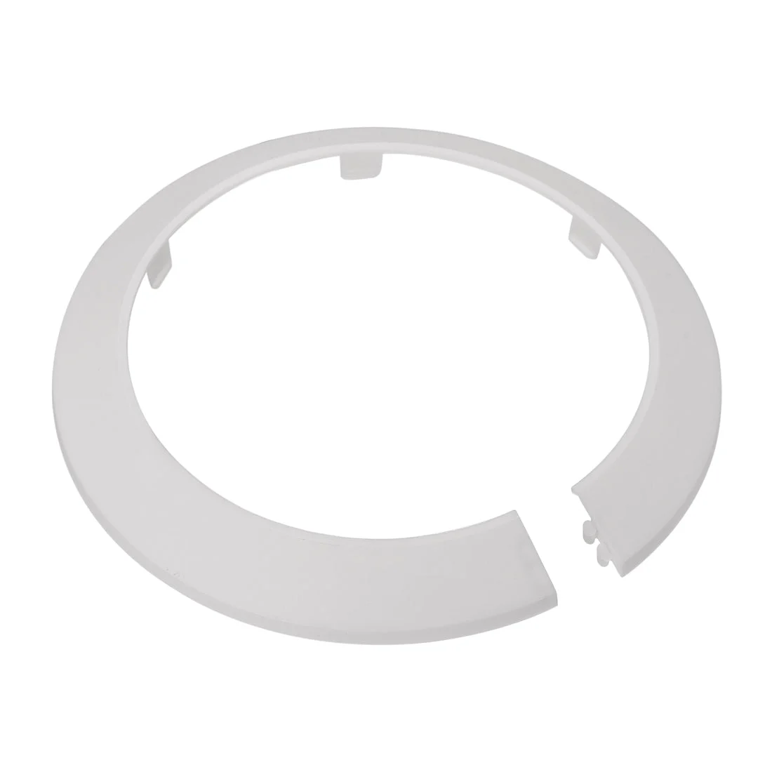 Uxcell Pipe Cover Decoration, 114mm PP Water Pipe Drain Line Escutcheon White 4pcs