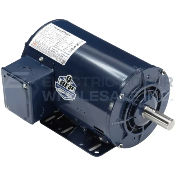 1HP MARATHON 1760RPM 143T DP 3PH MOTOR U758-P