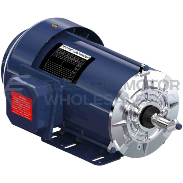 1HP MARATHON 1755RPM 143T TEFC 200V 3PH GLOBETROTTER MOTOR GT1851