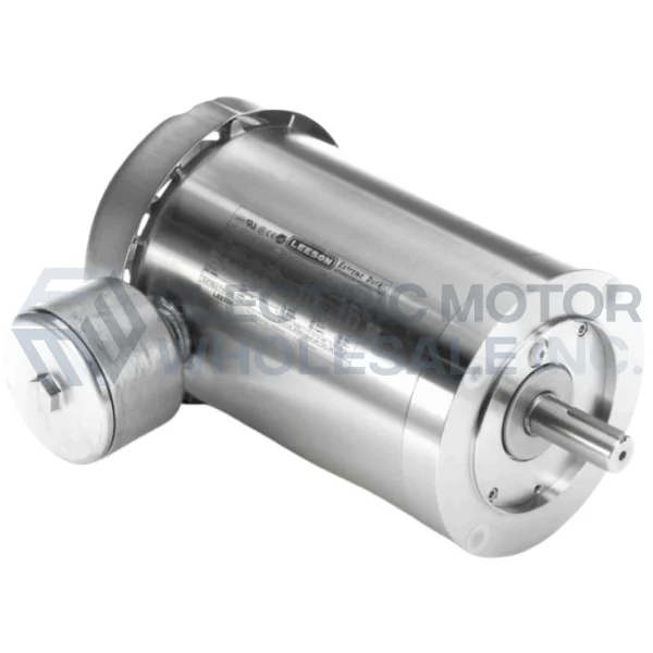 1.5HP LEESON 1750RPM 145TC TEFC 3PH STAINLESS WASHDOWN MOTOR 122203.00
