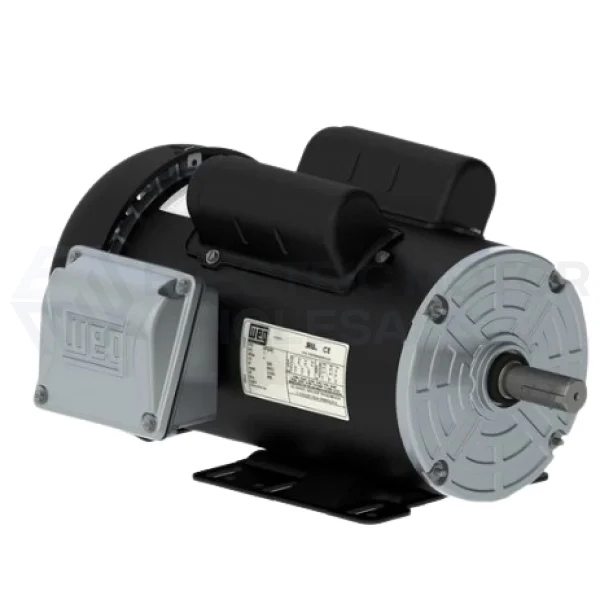 2HP WEG 3495RPM 143/5T TEFC 1PH MOTOR 00236ES1B145T-S