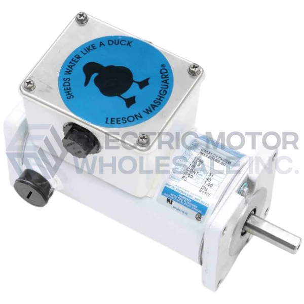 1/8HP LEESON 1750RPM 31 IP55 12VDC WASHDOWN MOTOR M1120182.00