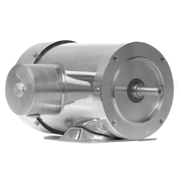 3/4HP Worldwide 1200RPM 56C TEFC 3PH IP69K Stainless Wash Down Motor SSPE34-12-56C-ENC
