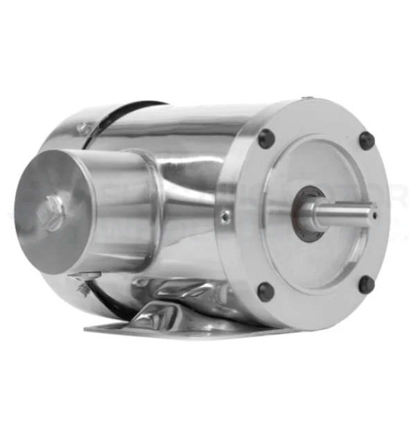 1/2HP Worldwide 1800RPM 56C TEFC 3PH IP69K Stainless Wash Down Motor SSPE12-18-56C