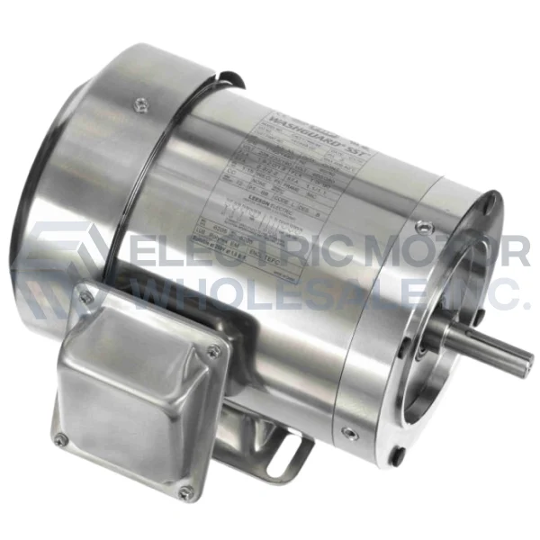 3/4HP LEESON 1740RPM 56C TEFC 3PH STAINLESS WASHDOWN SST MOTOR 191950.00