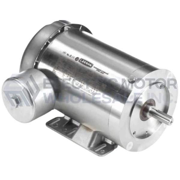 1.5HP LEESON 1750RPM 145TC TEFC 3PH STAINLESS WASHDOWN MOTOR 121875.00