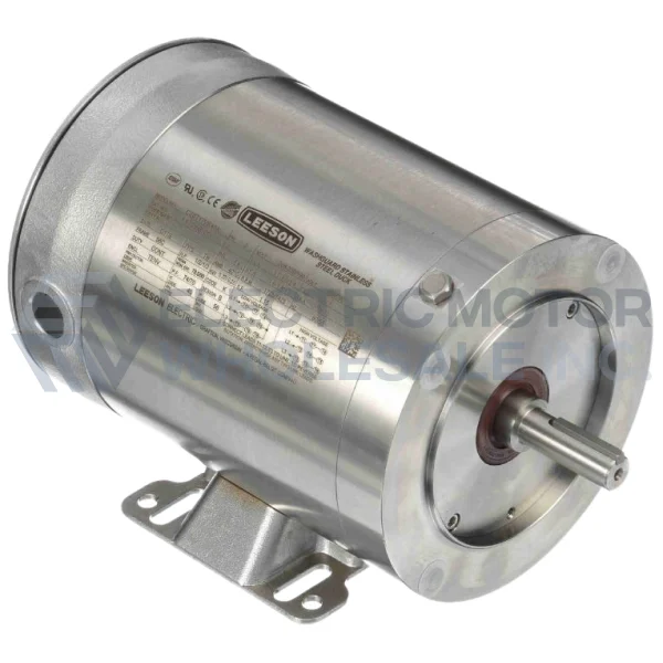 1HP LEESON 3503RPM 56HC TENV 3PH STAINLESS WASHDOWN MOTOR 117273.00