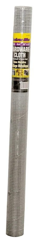 Jackson Wire 11 05 16 13 Hardware Cloth, 10 ft L, 36 in W, 23 ga, 1/4 x 1/4 in Mesh, Galvanized