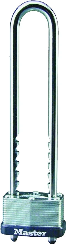 Master Lock 517D Padlock, Keyed Different Key, Adjustable Shackle, 9/32 in Dia Shackle, 2-3/4 to 5-3/8 in H Shackle