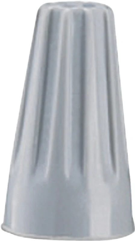 Gardner Bender WireGard GB-1 Series 10-001 Wire Connector, Gray, 22 to 16 AWG Wire, Steel Contact, 100/CT