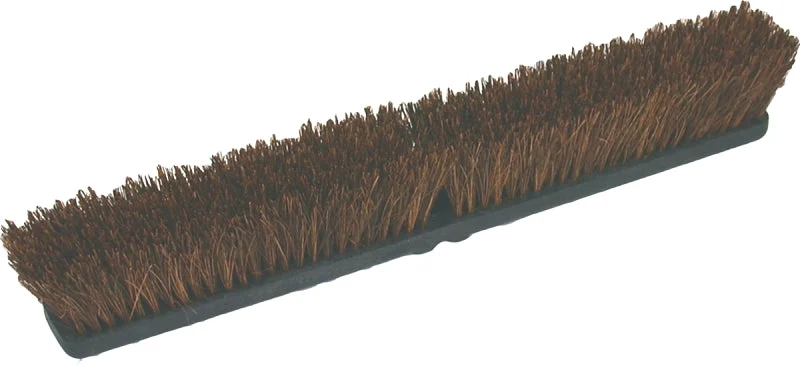 Birdwell 2024-12 Broom Head, Threaded, 3 in L Trim, Synthetic Blend Fiber Bristle, Black