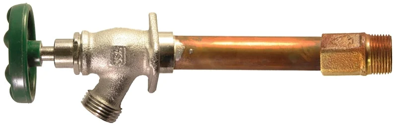 Arrowhead Brass 456 Series 456-10LF Wall Hydrant, 1/2 in Inlet, MIP x Copper Sweat Inlet