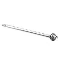 Hillman TimberTite Series 47815 Screw, 1/4 in Thread, Hex Drive, Steel, Ceramic, 50/PK