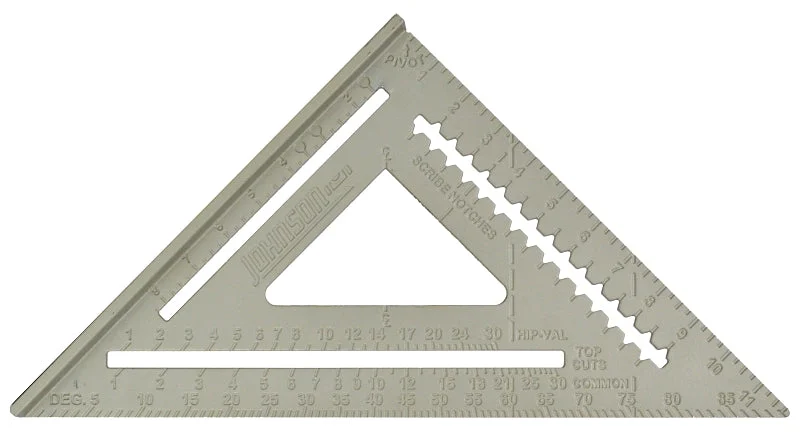 Johnson RAS-120 Rafter Square, 12 in L, Aluminum