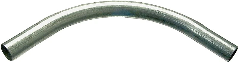 Halex 64410 EMT Elbow, 90 deg Angle, 1 in, Steel, Galvanized, Each