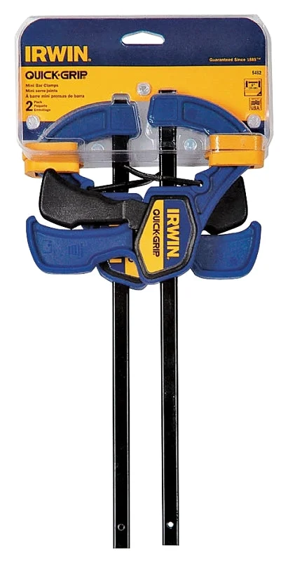 Irwin QUICK-GRIP 1964743/5462 Bar Clamp, 150 lb, 6 in Max Opening Size, 2-7/16 in D Throat