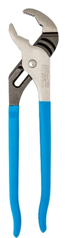 Channellock 442 Tongue and Groove Pliers, 12 in OAL, 2-1/4 in Jaw Opening, Blue Handle, Cushion Grip Handle