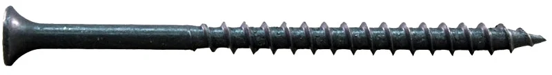ProFIT 297138/281138 Deck Screw, #8 Thread, 2 in L, Coarse Thread, Bugle Head, Combo Drive, Gray, Sharp Point