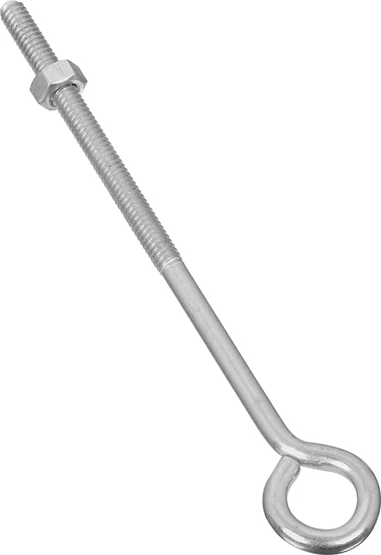 National Hardware N221-143 Eye Bolt, 1/4-20 Thread, Coarse Thread, 3 in L Thread, 0.56 in ID Dia Eye, 5.02 in L Shank, Pack of 20